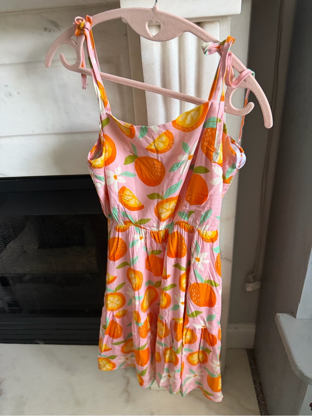 Katydid “Sweet Oranges” mini dress